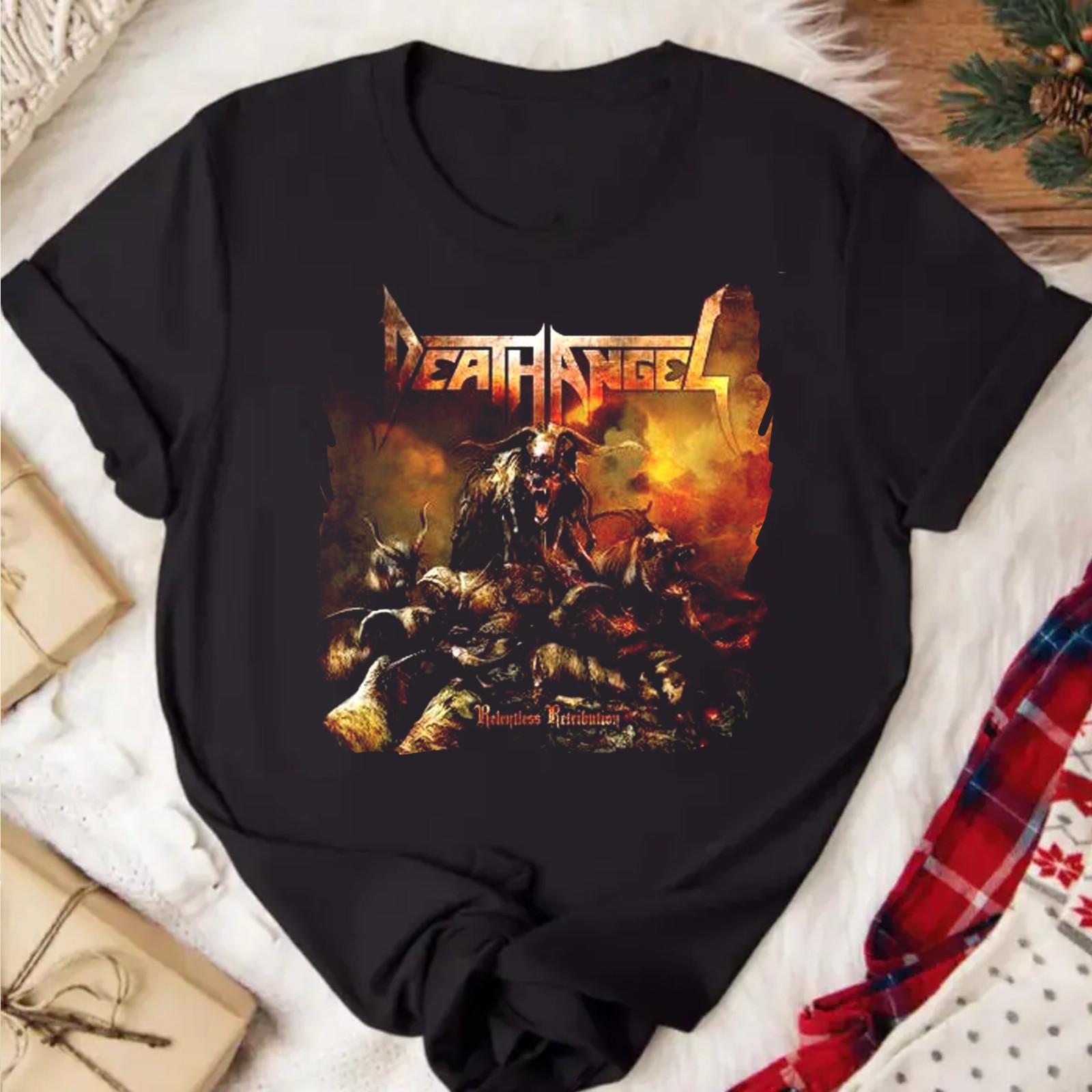 Hot Death Angel Relentless Retribution Unisex Shirt Black S-234XL NZ412 L