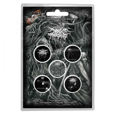 Conjunto de distintivos de estrela antiga Darkthrone (Pacote de 5)