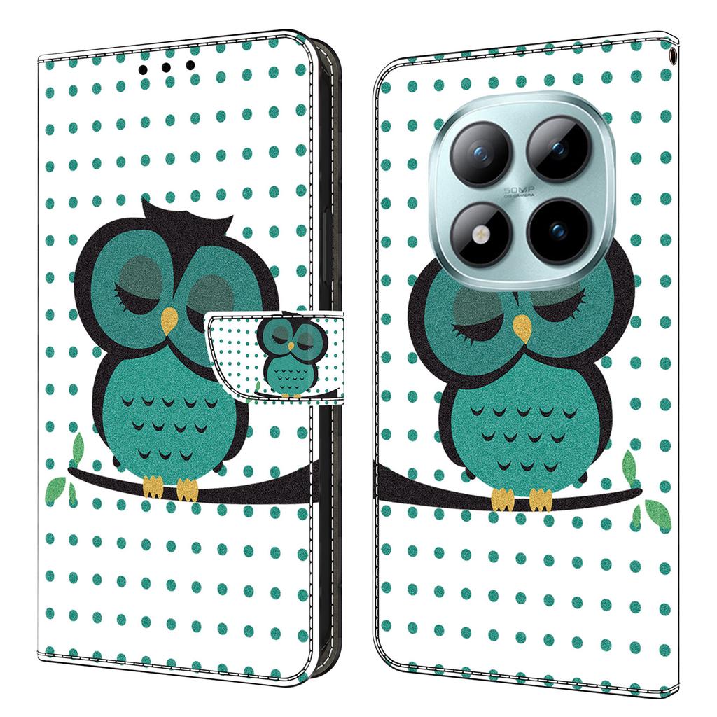 Wallet Case For Xiaomi Poco M8 5G/Redmi Note 15 5G (Global)/15 4G (Global) Magnetic Clasp 3D Pattern Leather Phone Cover