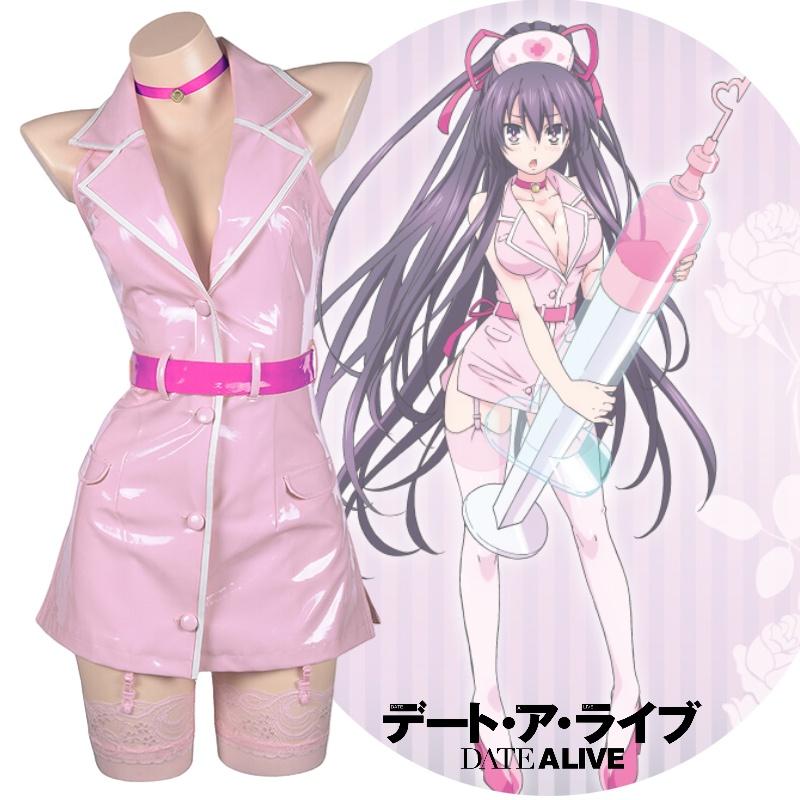 A Date Live Yatogami Tohka Halloween Cosplay Dress Party Outfit Roleplay Event