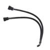 27cm 4-Pin PWM Splitter Adapter Gehäuselüfter für Computer CPU Stromkabel Lüfter