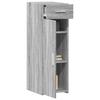 Sideboard Gray Sonoma 30 X 42.5 X 93 Cm Particleboard