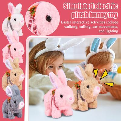 Bunny - My Realistic Bunny Toy - Realistic Interactive Bunny Toy - Jumps, Twitches And Shakes Ears, Lifelike Bunny Moves, Happy Bunny