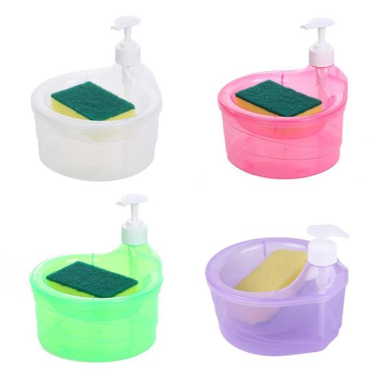 Spugna Per Piatti Con Manico Per Dispenser Di Sapone, Spugna Per Piatti, Spugna Per Lavare I Piatti, Spazzola Per Lavare I Piatti, Spugna Per Lavare Con Manico, Spugna Per Piatti Con Manico