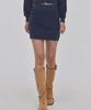 Top Girl Ribbed Block Terry Pocket Mini Skirt_T326Bt706