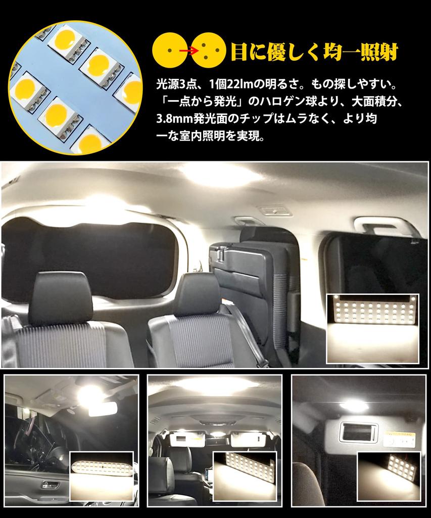 SINMAIT LED Room Lamp for Toyota Voxy ZWR80 Interior Light 4500K OEM Color Temperature Sunlight Custom Designed Parts LED Room Lamp Interior Parts for