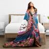 Bubu & Dudu Heart Love Super Soft Blanket Children Plush Throw Blanket Novelty Living Room Flannel Bedspread Sofa Bed Cover