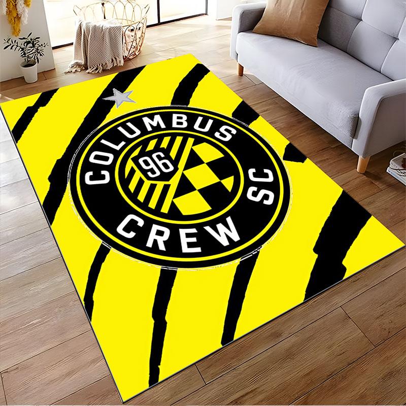 Columbus Crew SC Logo Carpet suitable as a non-slip mat for the living room or bedroom sofa