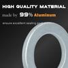 M-CUBED 50pcs M12 Drain Plug Gasket Aluminum Crush Washer Seal Ring 12mm X 18mm X 2mm