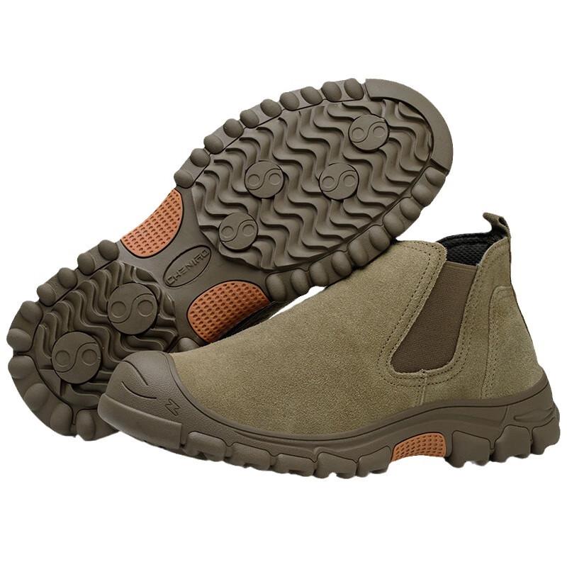 Защитная рабочая обувь без шнурков