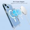 Crossbody Lanyard Clear Magnetic Case For iPhone 15 Pro 16 14 13 12 Pro Max For Magsafe Shockproof Acrylic Hard PC Back Cover