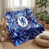 Chelsea FC Theme blanket Soft Flannel Blanket Plush Throw Blanket Cozy Sofa Bed Blanket for Home Decor