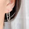 Charm Ear Jewelry Tassel Women Men 1Pair Hoop Earring Punk Fashion Suit