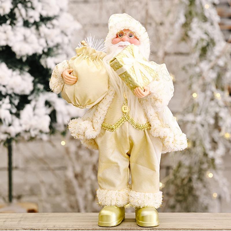 Santa Claus Doll Children Xmas Gift Christmas Tree Decorations Home Party Supplies Plush Ornaments