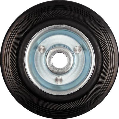 Bearing Wheel with Black Rubber 125mm 87453 VOREL