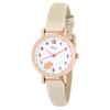 Sun Flame Rabbit Animal Icon Watch Beige J-Axis CF3A0018-BE Women's