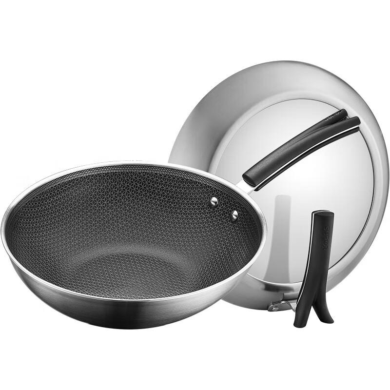 Supor X-Shield 316L Stainless Steel Non-stick Wok
