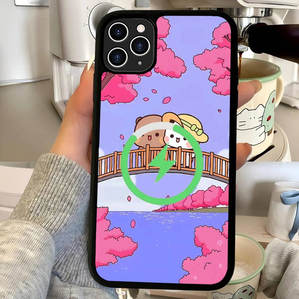 Cute BUBU DUDU Phone Case For IPhone 17 Air 16 15 14 13 12 11 Pro Max Plus For Magsafe Wireless Charge Cover