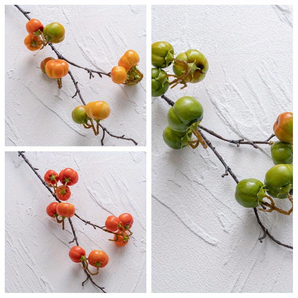 1Pc Simulated Small Pumpkin Bouquet, for Outdoor Patio Garden Wedding Decoration
