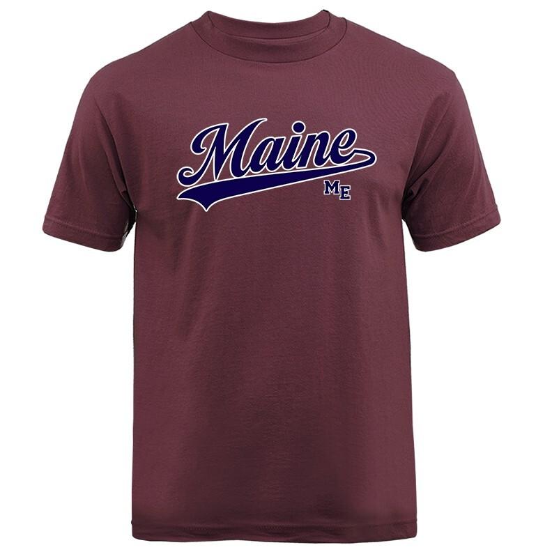 State of Maine Swoosh ME Graphic T-shirt Unisex T-Shirt S