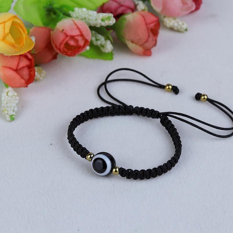 

Новое поступление Крест Глаз Дьявола Удачный ремешок для переноски Ручной работы Мужской и женский Нейтральный Экспортный товар Black one bead