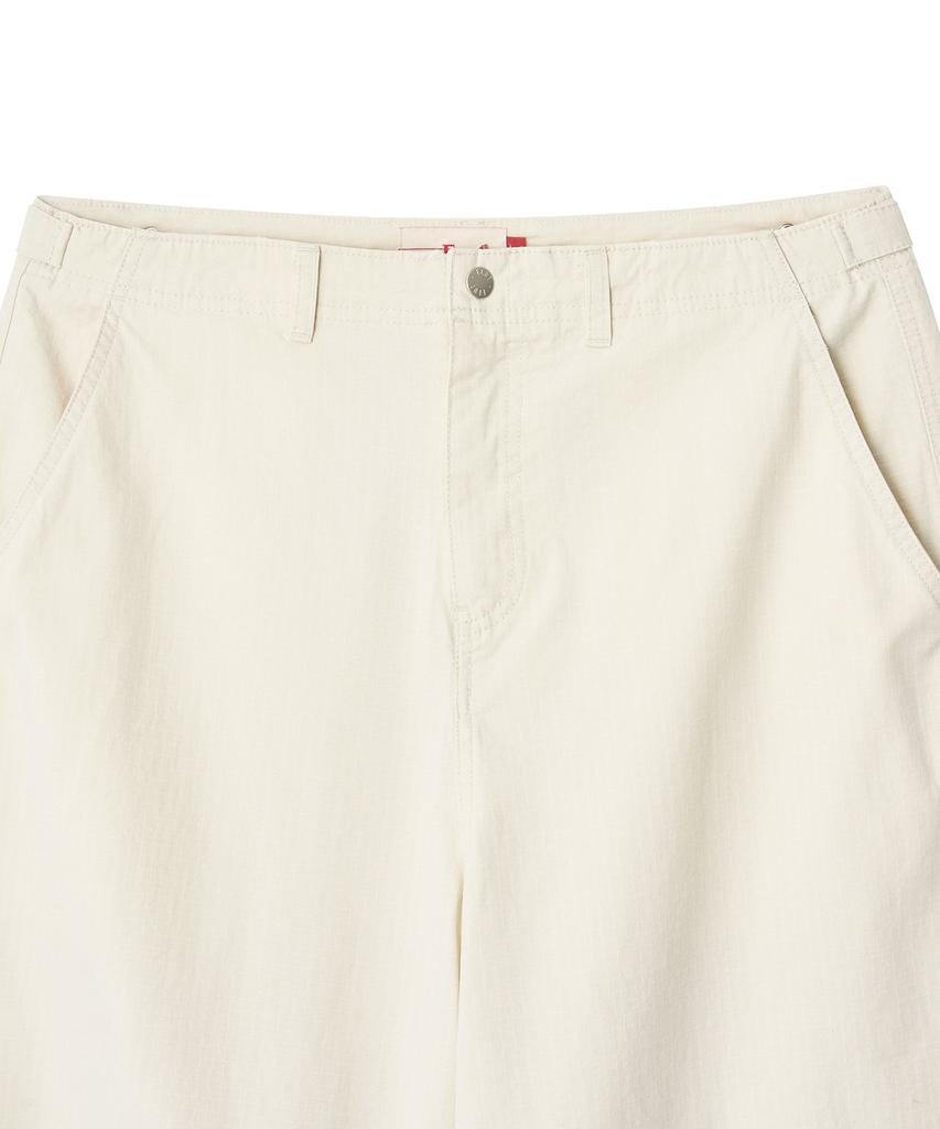Iuteu Ripstop Knee Cut Work Pants / Ivory