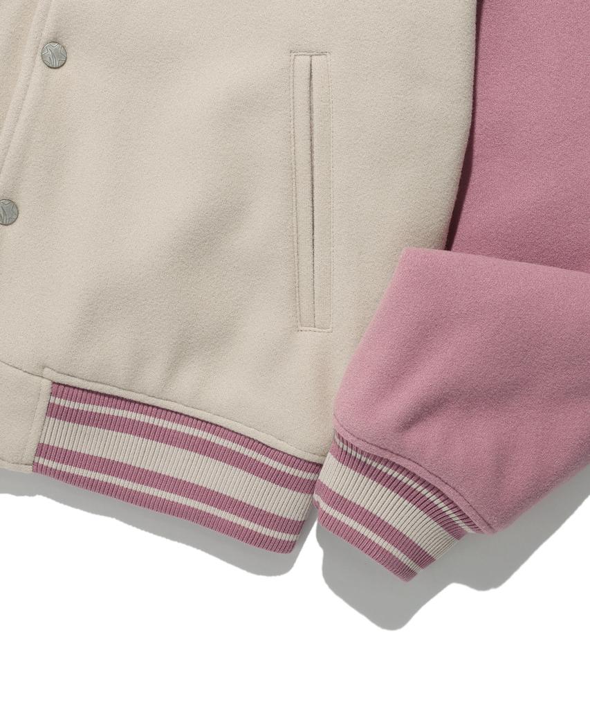 Physical Department Startail Varsity Jacket_Vintage Pink