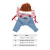 Pet Dog Creative Quirky Clothes Holding Knife Dog Cosplay Costume Sets for Small Medium Large Extra Large Dogs Pets