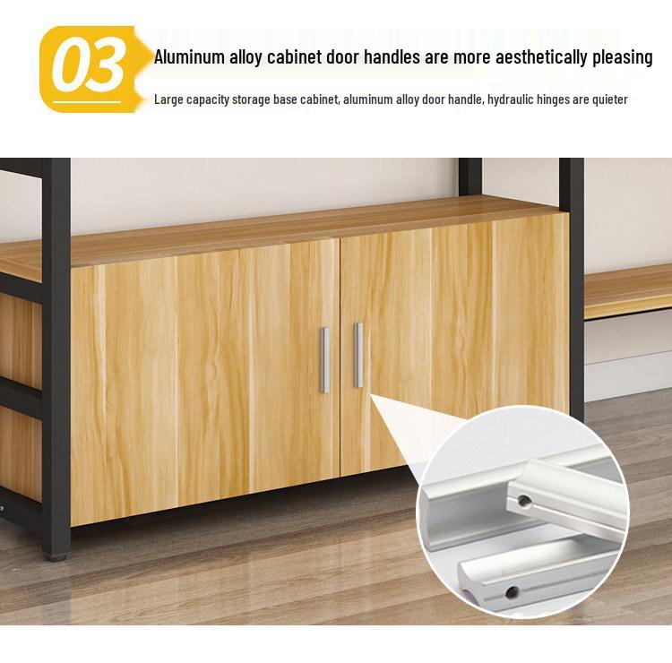 Multi-Layer Display & Storage Rack for Supermarkets and Convenience Stores