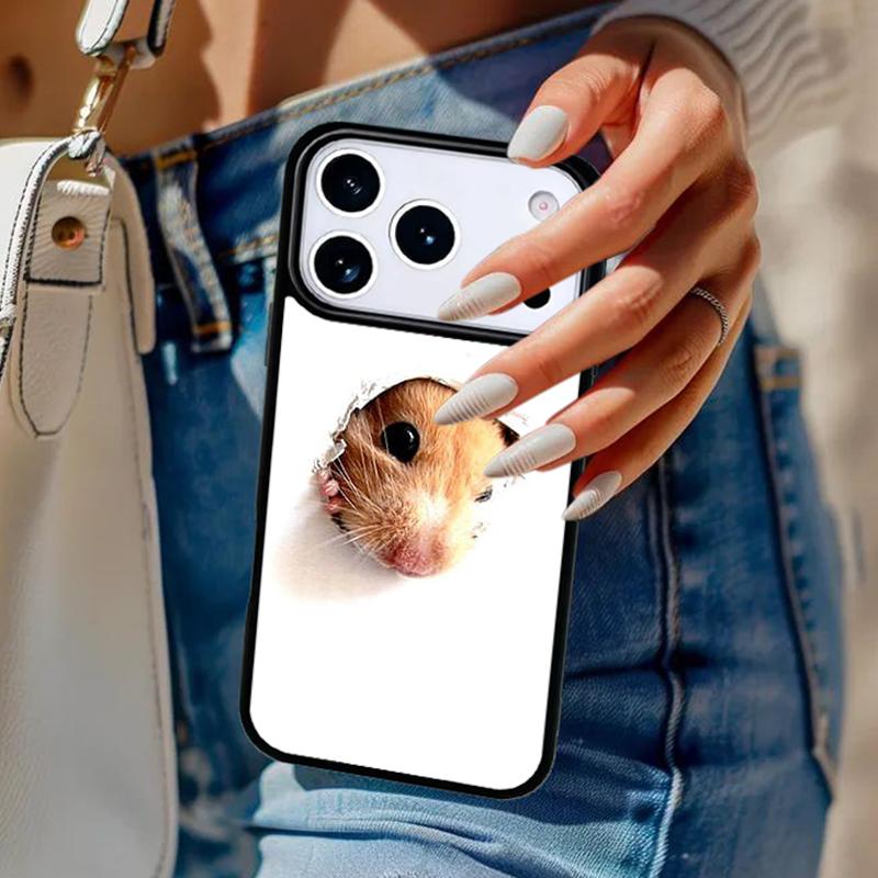 Guinea Pig Hamster Collage Phone Case For iPhone 17 Air 14 15 13 12 Max Cover For Apple 14 15 16 16e 11 Pro Max Plus
