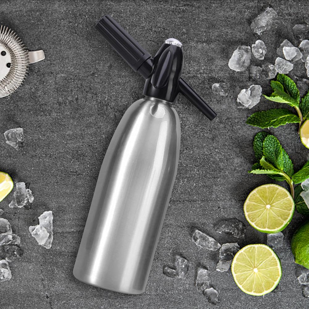 Soda Water Maker Multifunction Soda Water Generator Aluminum Water Bubble Generator Carbonated Water Maker for Home Bar Club