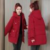New Winter Women Warm Down Cotton Jacket Fashion Hooded Thick Puffer Clothing Short Coat Casual Loose Outerwear Female