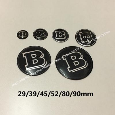 29/39/45/52/56/75/80/90mm Modified Sticker Emblem Badge Sticker for BRABUS GLC GLA W213 W220 W464 W253 W204 W205 W254 W210 W211