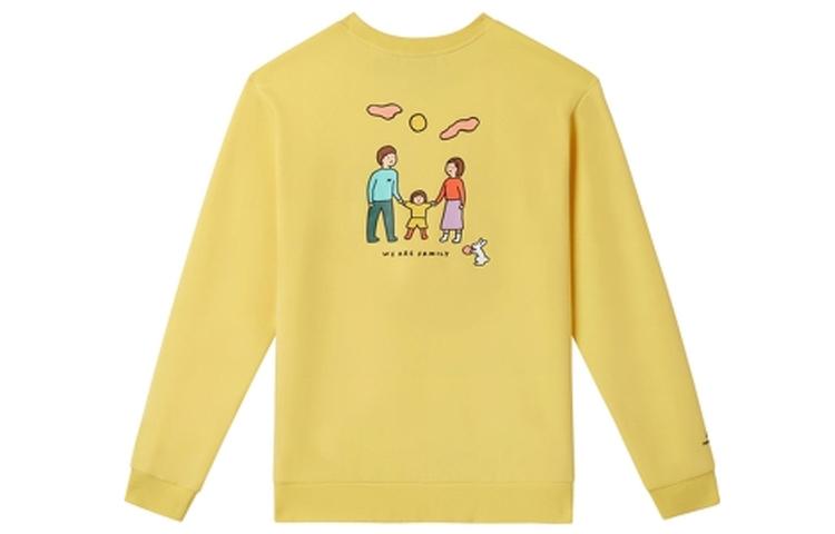 New Balance Zero Per Zero Sweatshirts Unisex Yellow Crew Neck Moderate Regular NCA47023-YL L