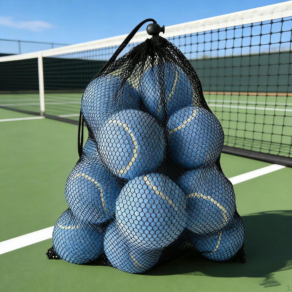 12 Pieces Tennis Balls Exercise Playing High Elastic Practice for Games Training