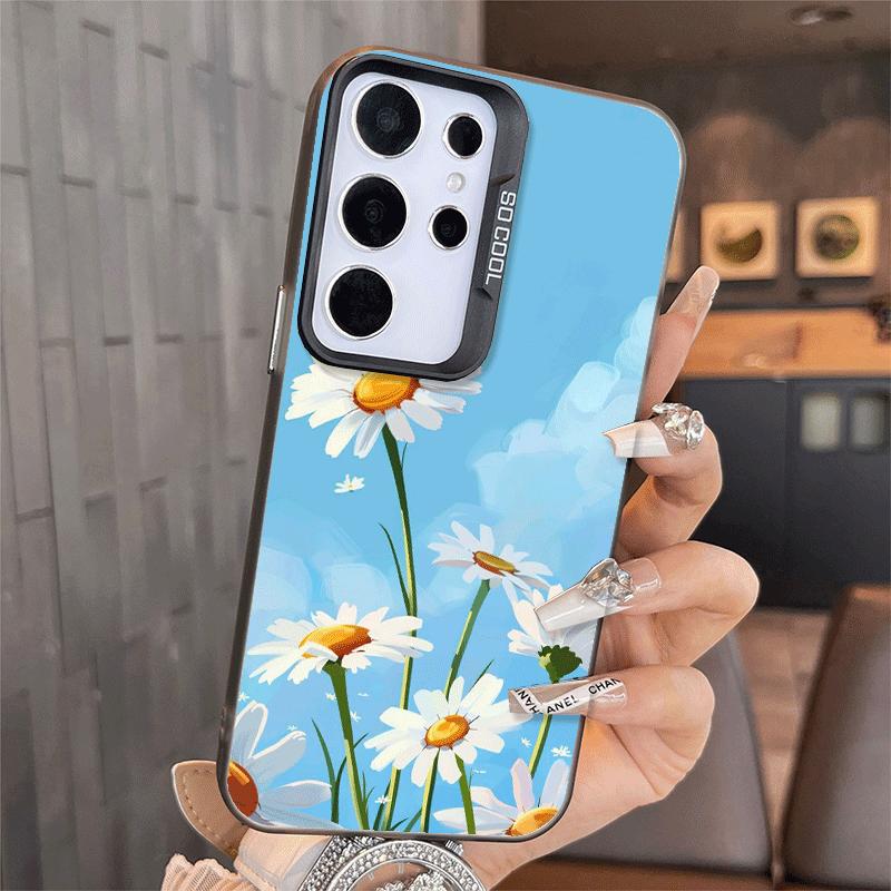 Daisy Flowers Aesthetics Soft Phone Case for Samsung A17 A16 A15 A14 A13 A57 A56 A55 A54 A53 A37 A36 A35 A34 A33 A26 A25 A24 A23
