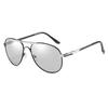 New Polarized Men Pilot Vintage Sun Glasses Photochromic Metal Frame Sunglasses Women Driving Eyewear Goggles Uv400