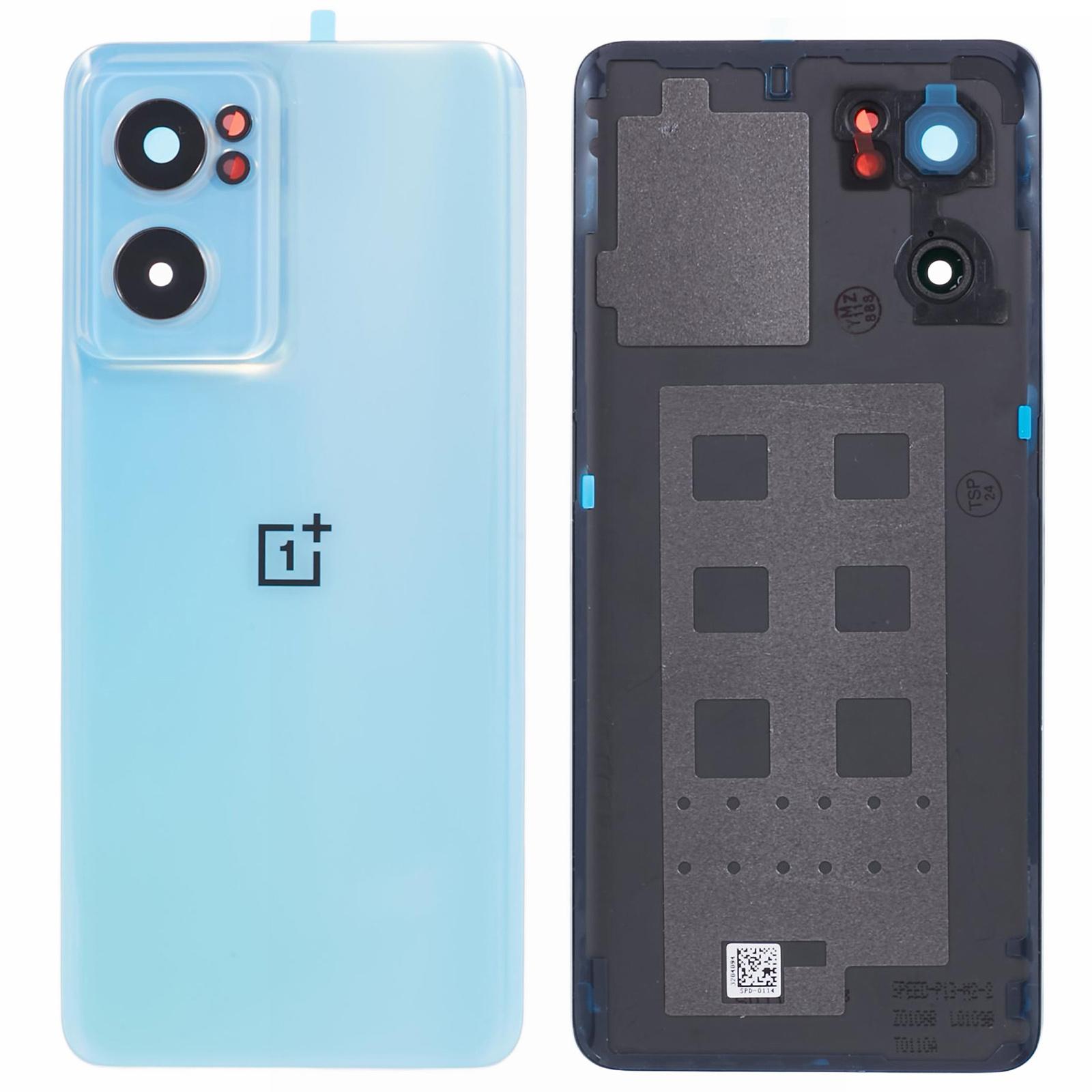 

For OnePlus Nord CE 2 5G OEM Battery Housing with Adhesive Sticker+Camera Lens Cover Blue