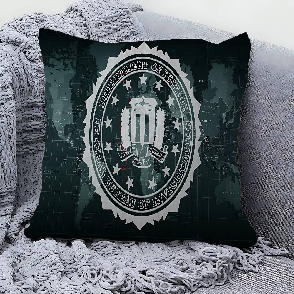Polizei FBI Kissenbezug Sofakissenbezug Heimzimmer Dekoration Kindergeschenk