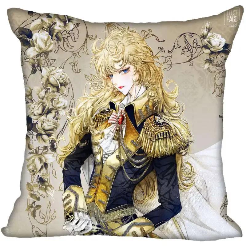 Anime The Rose of Versailles Pillow Cover Bedroom Home Office Decorative Pillowcase Square Zipper Pillow Cases Eco-Friendly 0406