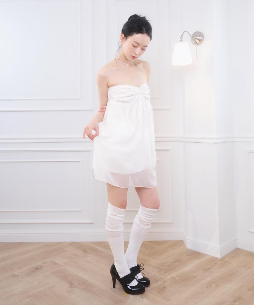 Beliar Lola Mini Dress White