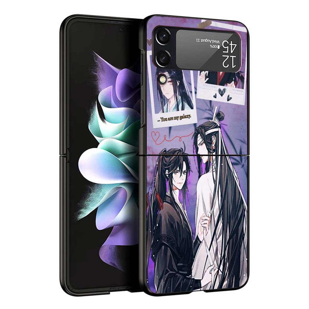 Anime Mo Dao Zu Shi Cases For Samsung Galaxy Z Flip 4 5 6 7 3 Z Flip7 Flip6 Flip4 Flip5 Flip3 5G Hard Shockproof Fundas Cover Ga