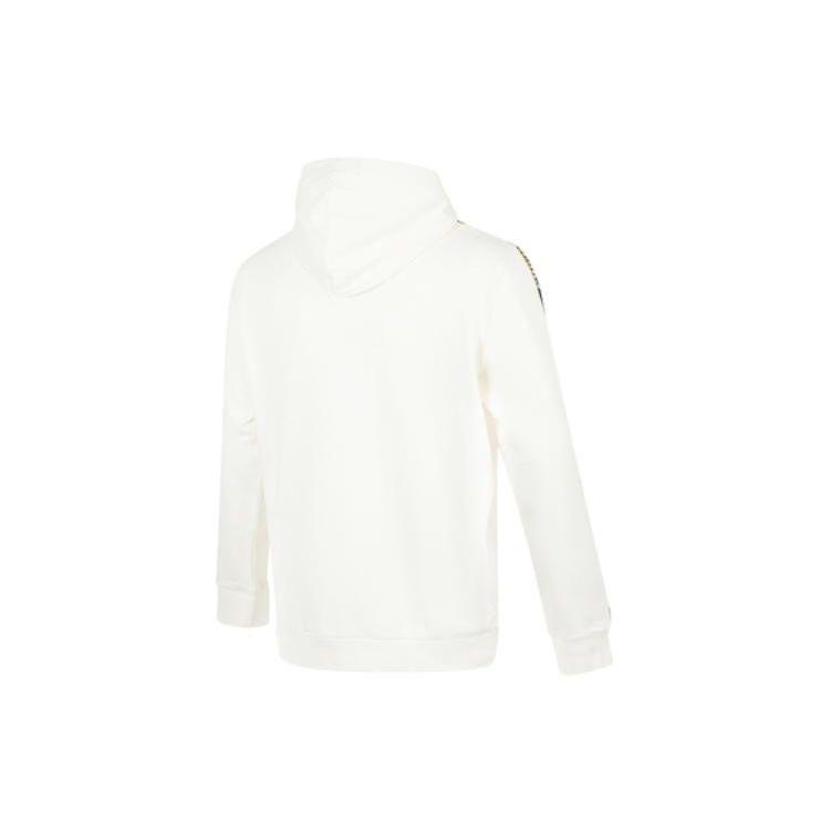 Puma Pánská mikina s kapucí na zip s potiskem loga s plným pruhem Unisex svrchní oblečení Bílá 539532-93