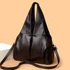 Tragetasche, Retro Weiches Leder Lässige Ein-Schulter-Tasche, Große Kapazität, Einfache und Vielseitige Pendler-Freizeittasche