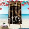 Name Custom Super Junior Poster Print Beach Towel, Large Soft Quick Dry Towel for Beach Camping Swimming