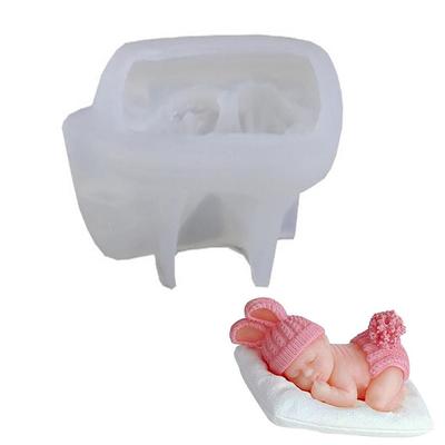 Silikonová forma na dort Forma na baby shower Forma na dortovou dekoraci Forma na pečení pro DIY čokoládové košíčky Topper