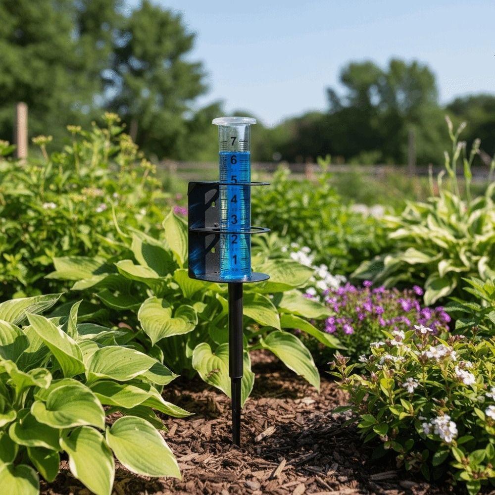 Transparent Outdoor Rain Gauge Removable Rain Measure Gauge Rain Measuring Device Accurate Weather