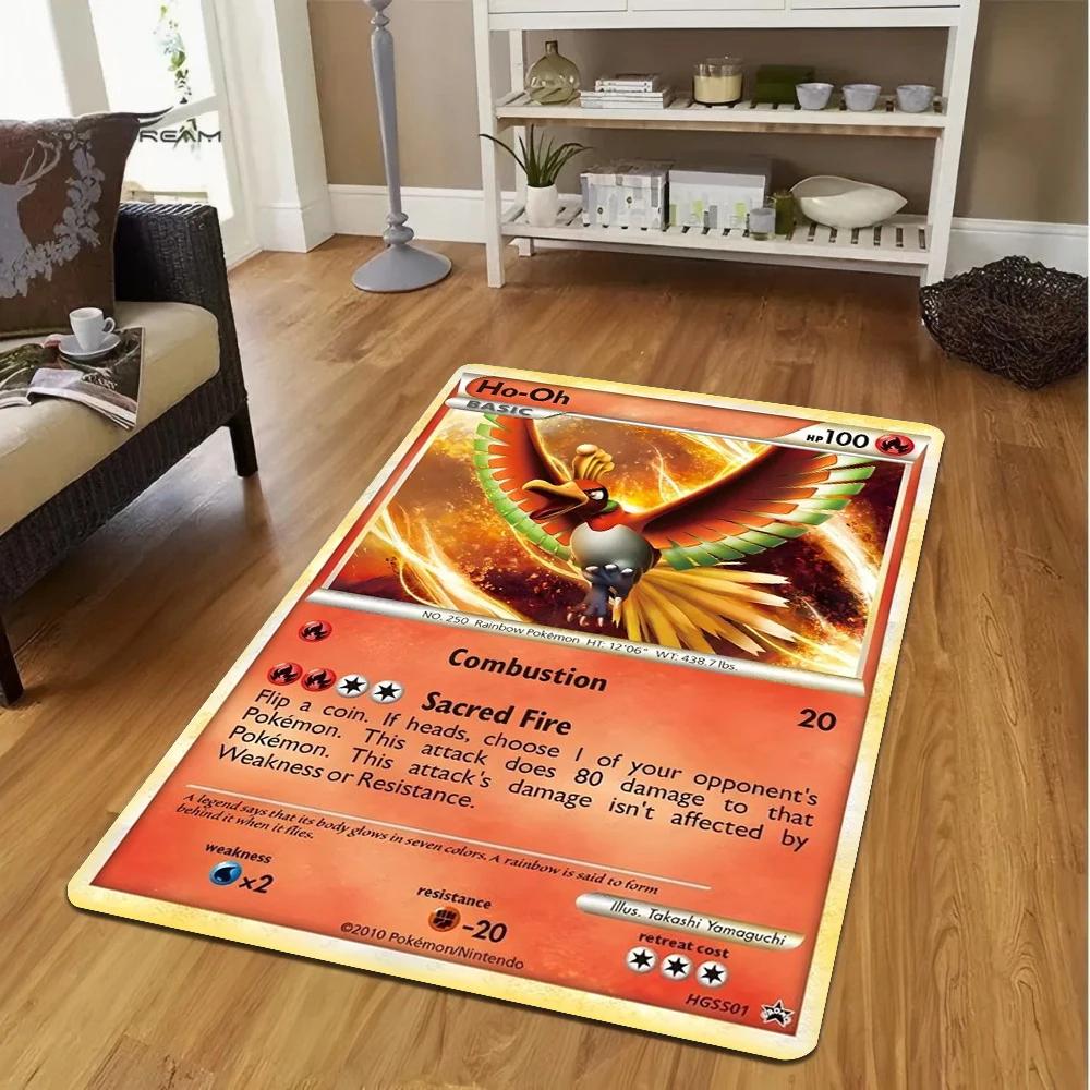Anime Cartoon Pokemon Pidgey Print Carpet for Living Room Decor Bedroom Bedside Rug Sofa Area Floor Mat Fan Gift Mats