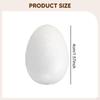10 Foam Eggs Craft Art Decorative Made of As Surface for Designing Children