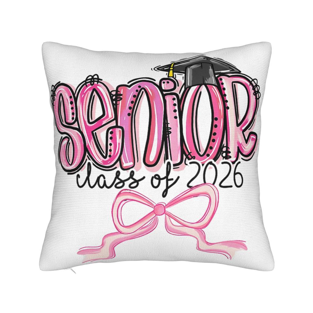 Class of Senior Graduation Pillow Covers Merchandise Soft Cushion Cover Decoration Pillow Case Cover Home Multiple Sizes